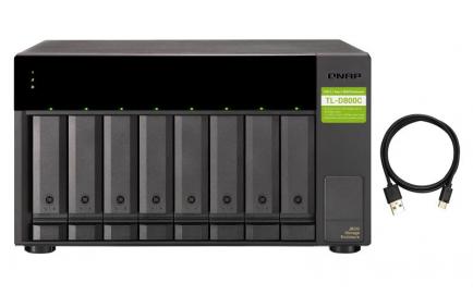 QNAP TL-D800C storage drive enclosure