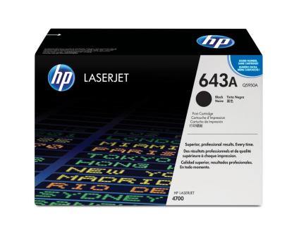 HP 643A Black Original LaserJet toner cartridge