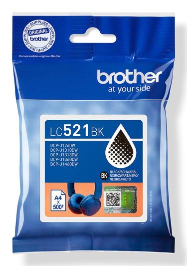 Brother LC521BK ink cartridge