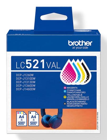 Brother LC521VAL ink cartridge