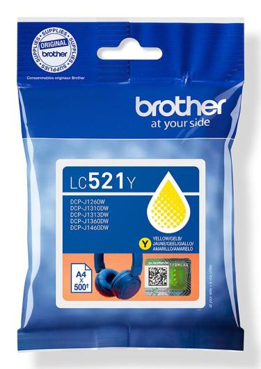 Brother LC521Y ink cartridge